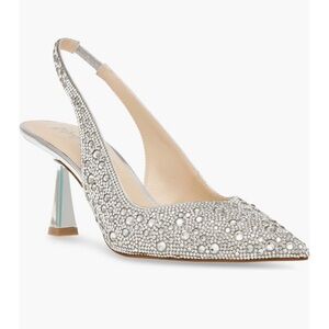 Betsey Johnson Clark Slingback Pointed Toe Pump